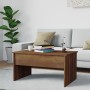 Oak brown plywood coffee table 80x50.5x41.5cm by vidaXL, Coffee table - Ref: Foro24-819289, Price: 67,61 €, Discount: %