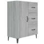 Aparador de madera de ingeniería gris Sonoma 69,5x34x90 cm de vidaXL, Aparadores - Ref: Foro24-817355, Precio: 85,18 €, Descu...