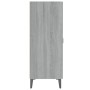 Aparador de madera de ingeniería gris Sonoma 69,5x34x90 cm de vidaXL, Aparadores - Ref: Foro24-817355, Precio: 86,14 €