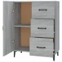 Aparador de madera de ingeniería gris Sonoma 69,5x34x90 cm de vidaXL, Aparadores - Ref: Foro24-817355, Precio: 85,18 €, Descu...