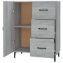 Engineered wood sideboard in Sonoma grey, 69.5x34x90 cm by vidaXL, Sideboards - Ref: Foro24-817355, Price: 86,22 €, Discount: %