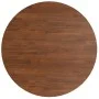 Runde dunkelbraune Tischplatte aus Eichenholz Ø70x1,5cm von vidaXL, Tischplatten - Ref: Foro24-342969, Preis: 62,35 €, Rabatt: %
