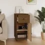 Solid pine wood sideboard in honey brown color, 34x40x75 cm by vidaXL, Sideboards - Ref: Foro24-820125, Price: 54,68 €, Disco...