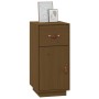 Aparador de madera maciza de pino marrón miel 34x40x75 cm de vidaXL, Aparadores - Ref: Foro24-820125, Precio: 54,68 €, Descue...