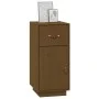 Solid pine wood sideboard in honey brown color, 34x40x75 cm by vidaXL, Sideboards - Ref: Foro24-820125, Price: 54,68 €, Disco...