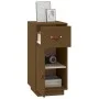 Solid pine wood sideboard in honey brown color, 34x40x75 cm by vidaXL, Sideboards - Ref: Foro24-820125, Price: 54,68 €, Disco...