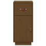 Aparador de madera maciza de pino marrón miel 34x40x75 cm de vidaXL, Aparadores - Ref: Foro24-820125, Precio: 54,68 €