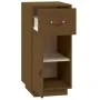 Solid pine wood sideboard in honey brown color, 34x40x75 cm by vidaXL, Sideboards - Ref: Foro24-820125, Price: 54,68 €, Disco...