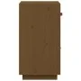 Solid pine wood sideboard in honey brown color, 34x40x75 cm by vidaXL, Sideboards - Ref: Foro24-820125, Price: 54,68 €, Disco...