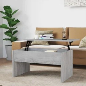 Engineered wood Sonoma gray coffee table 80x50.5x41.5 cm by vidaXL, Coffee table - Ref: Foro24-819288, Price: 76,34 €, Discou...