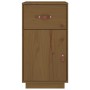 Armario de escritorio de madera de pino marrón miel 40x50x75 cm de vidaXL, Taquillas y armarios de almacenamiento - Ref: Foro...