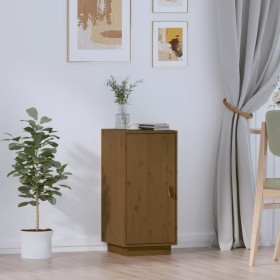 Honigbraunes Sideboard aus massivem Kiefernholz, 34 x 40 x 75 cm von vidaXL, Sideboards - Ref: Foro24-820115, Preis: 51,95 €,...