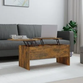 Couchtisch aus geräuchertem Eichensperrholz, 102 x 50,5 x 46,5 cm von vidaXL, Couchtisch - Ref: Foro24-819299, Preis: 78,23 €...