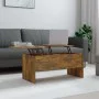 Couchtisch aus geräuchertem Eichensperrholz, 102 x 50,5 x 46,5 cm von vidaXL, Couchtisch - Ref: Foro24-819299, Preis: 78,23 €...