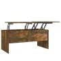 Couchtisch aus geräuchertem Eichensperrholz, 102 x 50,5 x 46,5 cm von vidaXL, Couchtisch - Ref: Foro24-819299, Preis: 78,23 €...