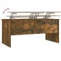 Couchtisch aus geräuchertem Eichensperrholz, 102 x 50,5 x 46,5 cm von vidaXL, Couchtisch - Ref: Foro24-819299, Preis: 78,23 €...