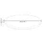 Round oak wood table top in dark brown color Ø30x1.5cm by vidaXL, Table tops - Ref: Foro24-342965, Price: 23,95 €, Discount: %