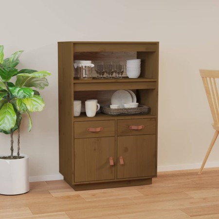 Honigbraunes Sideboard aus massivem Kiefernholz, 67 x 40 x 108,5 cm von vidaXL, Sideboards - Ref: Foro24-820160, Preis: 114,6...