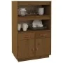 Honigbraunes Sideboard aus massivem Kiefernholz, 67 x 40 x 108,5 cm von vidaXL, Sideboards - Ref: Foro24-820160, Preis: 113,5...