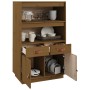 Honigbraunes Sideboard aus massivem Kiefernholz, 67 x 40 x 108,5 cm von vidaXL, Sideboards - Ref: Foro24-820160, Preis: 114,6...