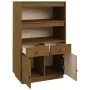 Honey brown solid pine wood sideboard 67x40x108.5 cm by vidaXL, Sideboards - Ref: Foro24-820160, Price: 113,50 €, Discount: %