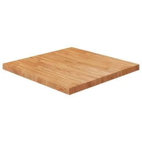 Square light brown oak wood table top 70x70x4 cm by vidaXL, Table tops - Ref: Foro24-343061, Price: 135,99 €, Discount: %