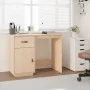 Schreibtisch aus massivem Kiefernholz, 95 x 50 x 75 cm von vidaXL, Schreibtische - Ref: Foro24-820102, Preis: 94,68 €, Rabatt: %