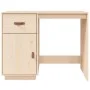 Schreibtisch aus massivem Kiefernholz, 95 x 50 x 75 cm von vidaXL, Schreibtische - Ref: Foro24-820102, Preis: 94,68 €, Rabatt: %