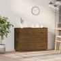 Honigbraunes Sideboard aus massivem Kiefernholz, 100 x 40 x 75 cm von vidaXL, Sideboards - Ref: Foro24-820145, Preis: 133,98 ...