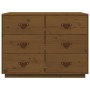 Honigbraunes Sideboard aus massivem Kiefernholz, 100 x 40 x 75 cm von vidaXL, Sideboards - Ref: Foro24-820145, Preis: 133,98 ...