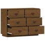 Honey brown solid pine wood sideboard 100x40x75 cm by vidaXL, Sideboards - Ref: Foro24-820145, Price: 133,98 €, Discount: %