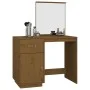 Massiver Schminktisch aus honigbraunem Kiefernholz, 95 x 50 x 134 cm von vidaXL, Schlafzimmerkommoden - Ref: Foro24-820090, P...