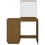 Massiver Schminktisch aus honigbraunem Kiefernholz, 95 x 50 x 134 cm von vidaXL, Schlafzimmerkommoden - Ref: Foro24-820090, P...