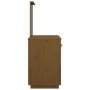 Massiver Schminktisch aus honigbraunem Kiefernholz, 95 x 50 x 134 cm von vidaXL, Schlafzimmerkommoden - Ref: Foro24-820090, P...