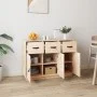 Sideboard aus massivem Kiefernholz, 100 x 40 x 75 cm von vidaXL, Sideboards - Ref: Foro24-820147, Preis: 132,39 €, Rabatt: %