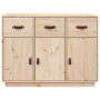 Solid pine wood sideboard 100x40x75 cm by vidaXL, Sideboards - Ref: Foro24-820147, Price: 138,09 €, Discount: %