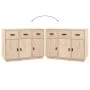 Sideboard aus massivem Kiefernholz, 100 x 40 x 75 cm von vidaXL, Sideboards - Ref: Foro24-820147, Preis: 132,39 €, Rabatt: %