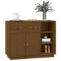 Honigbraunes Sideboard aus massivem Kiefernholz, 98,5 x 40 x 75 cm von vidaXL, Sideboards - Ref: Foro24-820140, Preis: 150,90...