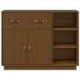 Honigbraunes Sideboard aus massivem Kiefernholz, 98,5 x 40 x 75 cm von vidaXL, Sideboards - Ref: Foro24-820140, Preis: 150,90...