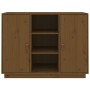 Aparador de madera maciza de pino marrón miel 100x40x75 cm de vidaXL, Aparadores - Ref: Foro24-820135, Precio: 109,37 €, Desc...