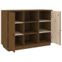 Aparador de madera maciza de pino marrón miel 100x40x75 cm de vidaXL, Aparadores - Ref: Foro24-820135, Precio: 109,37 €, Desc...