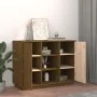 Honigbraunes Sideboard aus massivem Kiefernholz, 100 x 40 x 75 cm von vidaXL, Sideboards - Ref: Foro24-820135, Preis: 109,37 ...