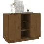 Honigbraunes Sideboard aus massivem Kiefernholz, 100 x 40 x 75 cm von vidaXL, Sideboards - Ref: Foro24-820135, Preis: 109,37 ...