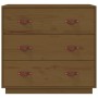 Honigbraunes Sideboard aus massiver Kiefer 80x40x75 cm von vidaXL, Sideboards - Ref: Foro24-820110, Preis: 94,33 €, Rabatt: %