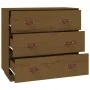Aparador de madera maciza de pino marrón miel 80x40x75 cm de vidaXL, Aparadores - Ref: Foro24-820110, Precio: 94,33 €, Descue...