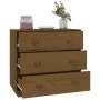 Solid pine wood sideboard in honey brown color, 80x40x75 cm by vidaXL, Sideboards - Ref: Foro24-820110, Price: 94,33 €, Disco...