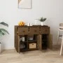 Solid pine wood sideboard in honey brown color, 100x40x75 cm by vidaXL, Sideboards - Ref: Foro24-820150, Price: 171,57 €, Dis...
