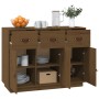 Solid pine wood sideboard in honey brown color, 100x40x75 cm by vidaXL, Sideboards - Ref: Foro24-820150, Price: 173,78 €, Dis...