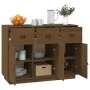 Solid pine wood sideboard in honey brown color, 100x40x75 cm by vidaXL, Sideboards - Ref: Foro24-820150, Price: 171,57 €, Dis...