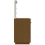 LED Schminktisch Massivholz Kiefer honigbraun 95x50x133,5 cm von vidaXL, Schlafzimmerkommoden - Ref: Foro24-820095, Preis: 11...
